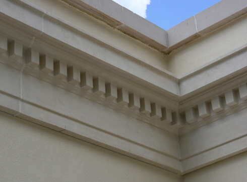 External Fibrocem Dentil Frieze